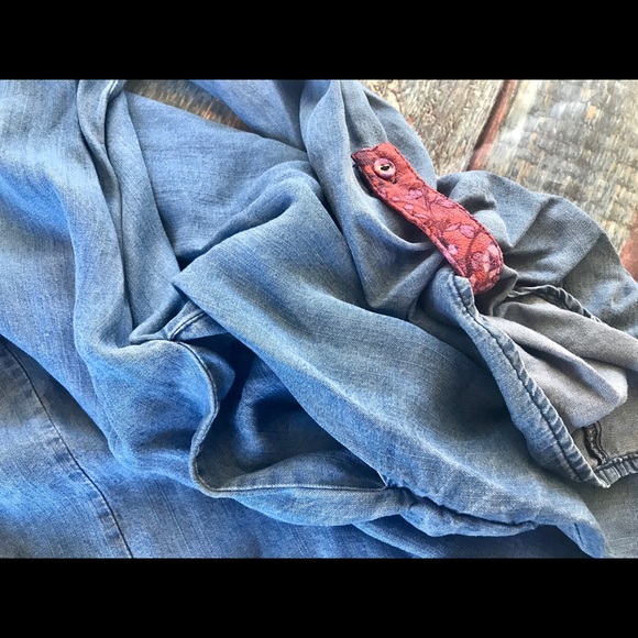 Penelope Rose Women's M soft Denim Dress - Picture 11 of 13